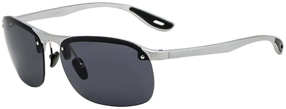 Semi-Rimless Sports Sunglasses - 712081