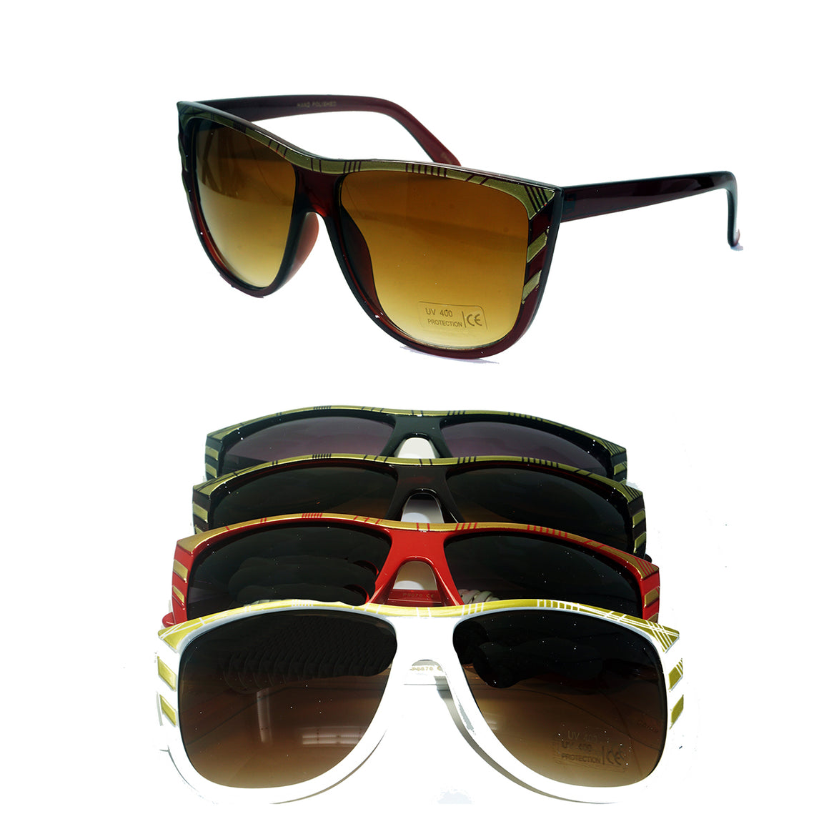 Vintage Style Sunglasses#P9070 - wholesalesunglasses.net
