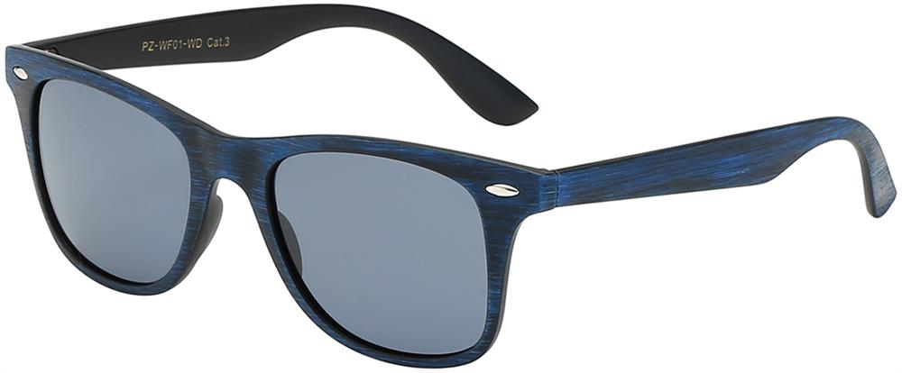 Polarized Faux Wood Sunglasses - PZ-WF01-WD