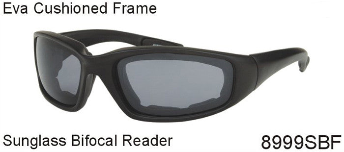 Foam Padded Sunglass Bifocal Reader-  8999SBF - wholesalesunglasses.net