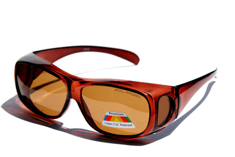 Premium Cover Over Polarized Sunglasses ( Medium Frame )C410PPL - wholesalesunglasses.net