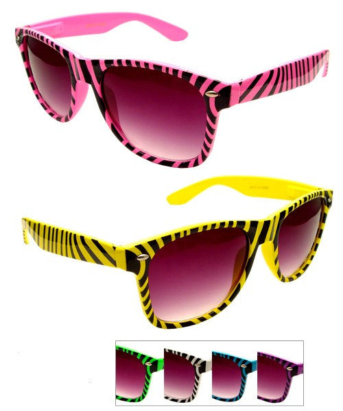Zebra Classic Style Sunglasses # P1543-2 - wholesalesunglasses.net
